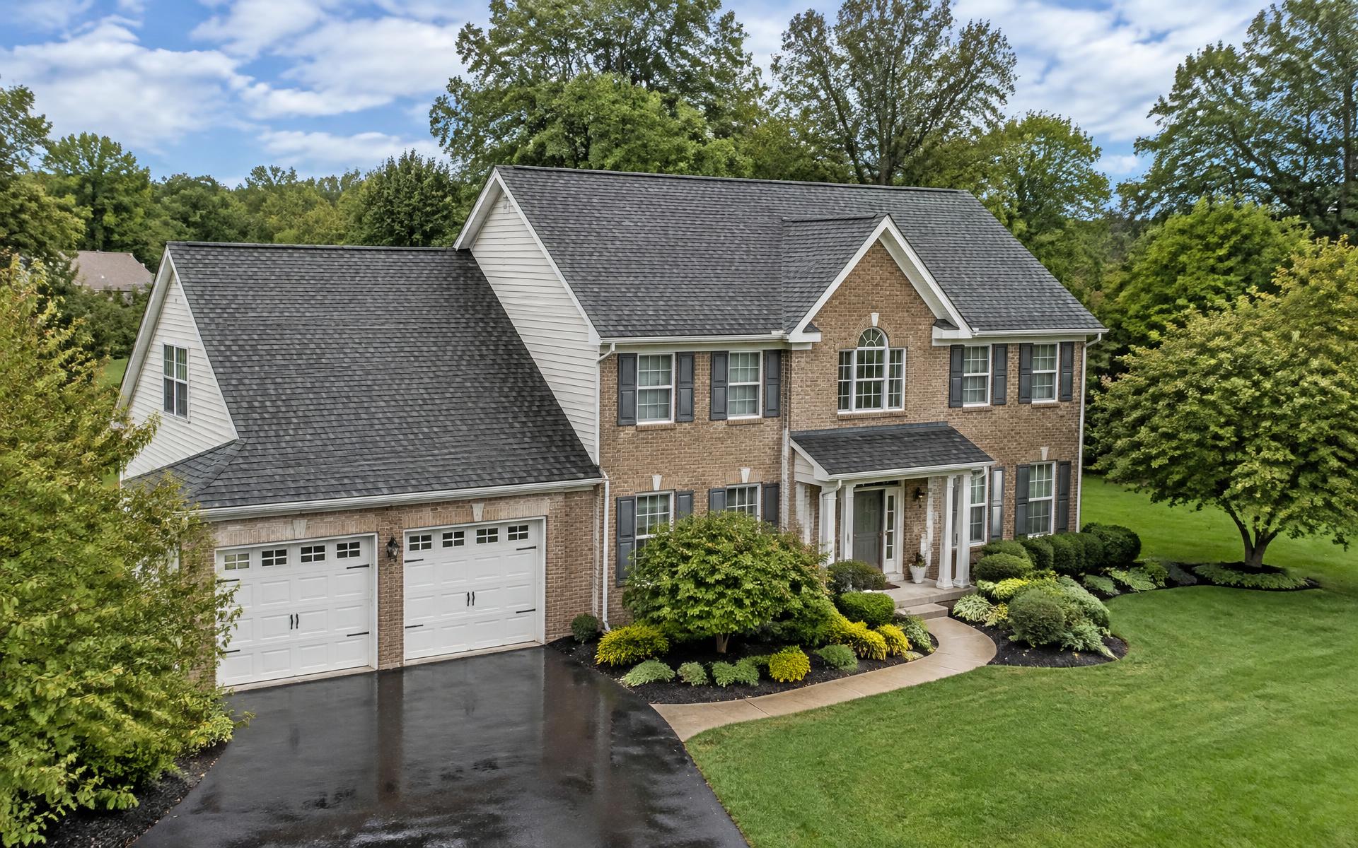 Pennsylvania home with a visible architectural shingle roof